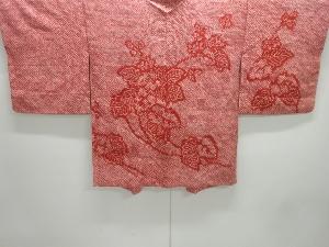 アンティーク　本総絞り草花模様絵羽織